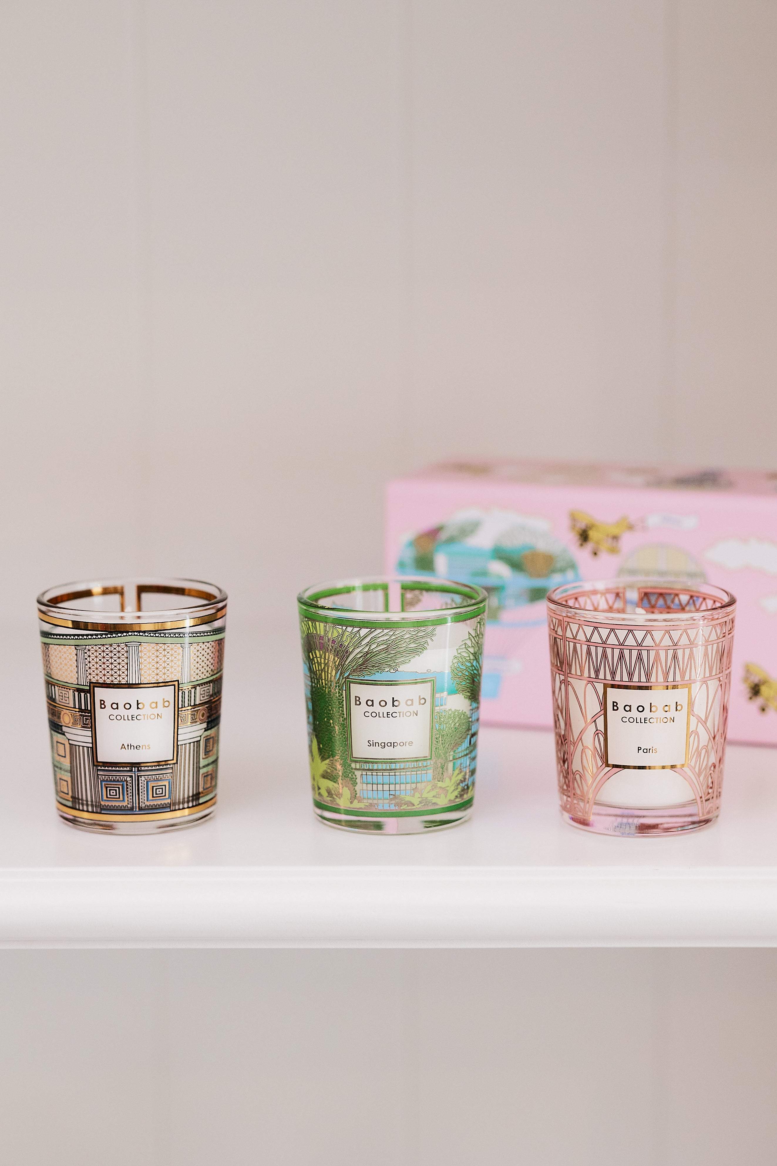 TRIO TRAVEL CANDLES SINGAPORE-ATHENS-PARIS - Image 3